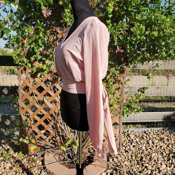 Fashion Nova Little White Lies Top - Mauve - Women's Size Small - NWOT - Picture 10 of 16